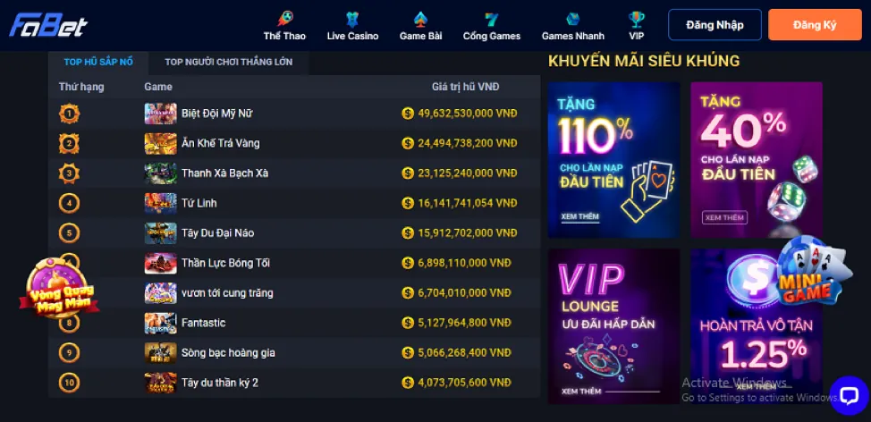 Các ưu đãi và tiền thưởng độc quyền khi sử dụng mã 79king3 code